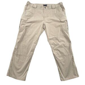 5.11 Tactical‎ Cargo Pants Mens 42x30 Tan Workwear Hiking Outdoor Stryke Ripstop